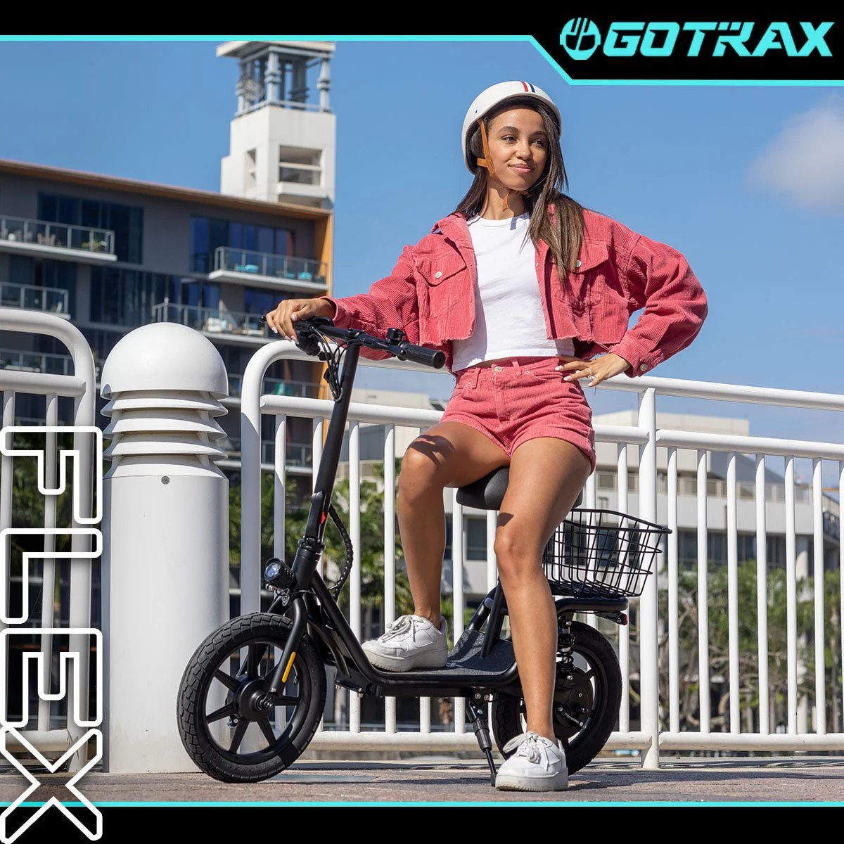 Flex Electric Scooter with Seat - Image 2