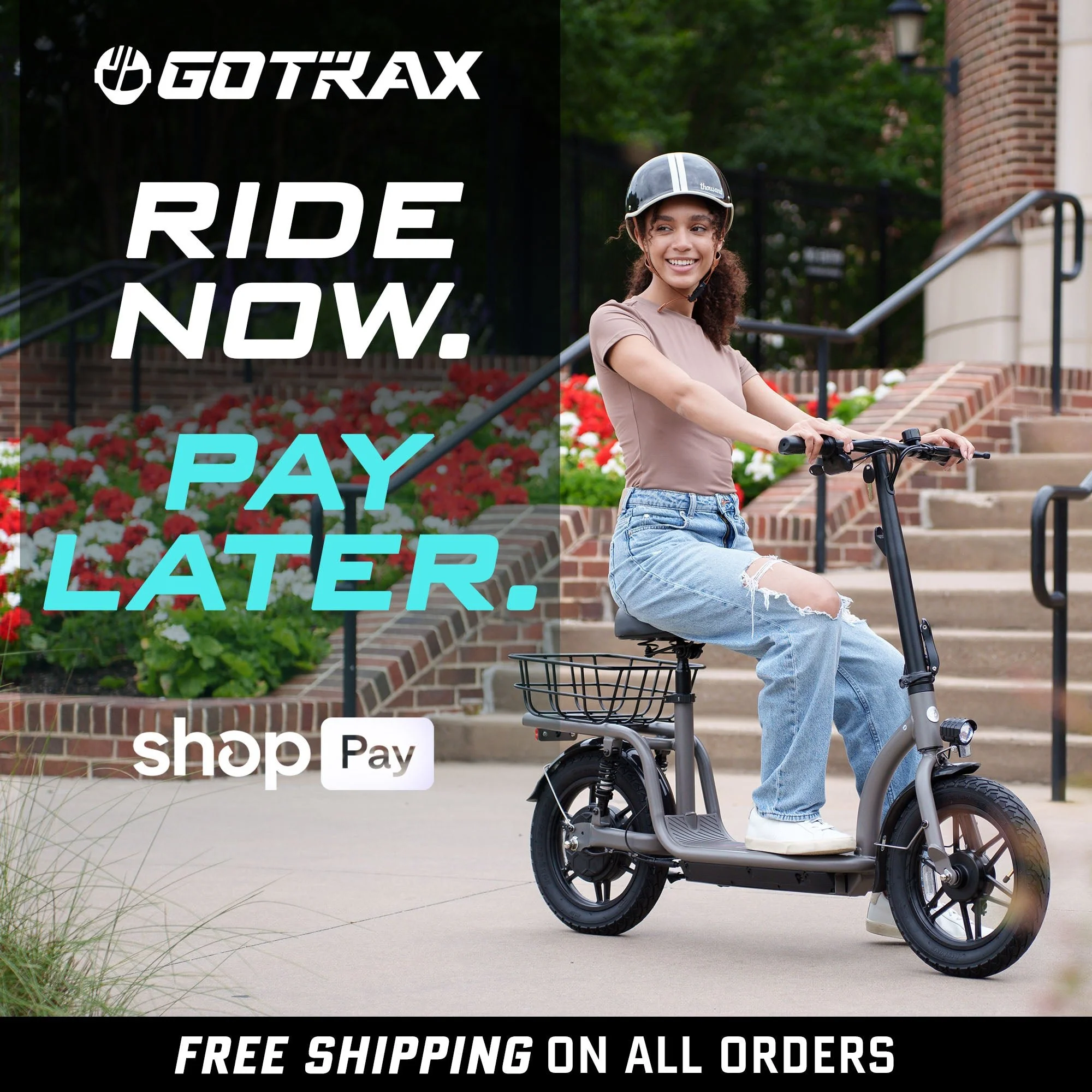 Flex Voyager E-Scooter With Seat - Image 3