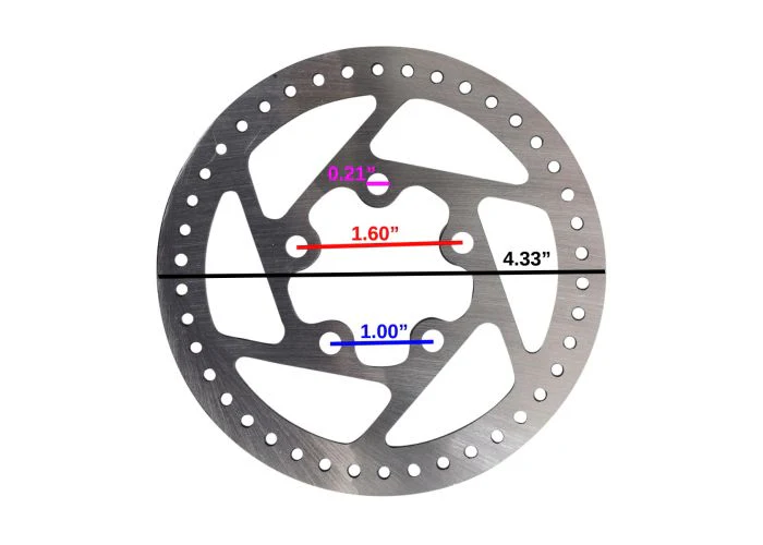 GXL V2 / RIVAL / APEX / APEX XL / XR / XR ULTRA / XR ELITE Scooter Brake Rotor 110mm