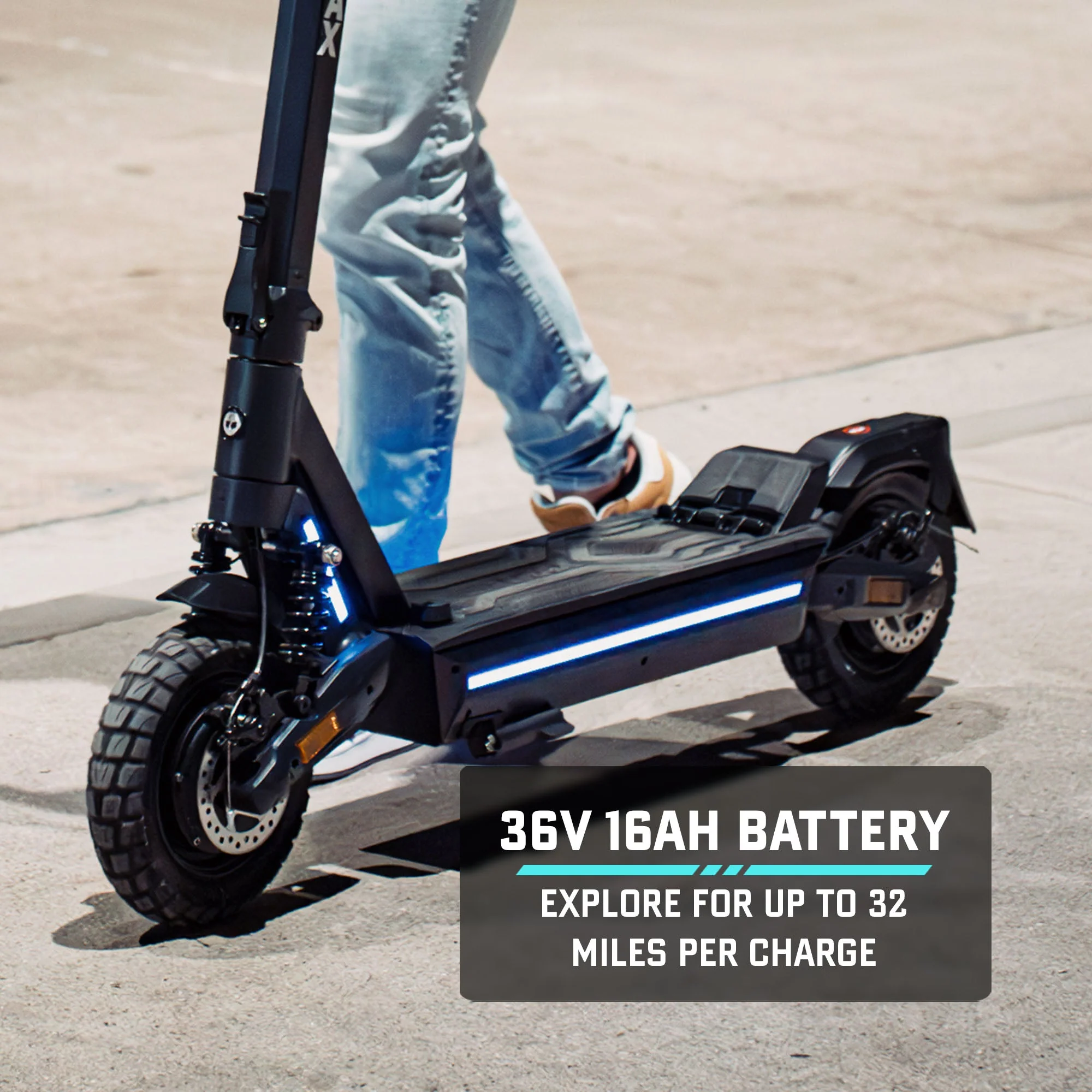 GX Zero Dual Motor Electric Scooter - Image 6