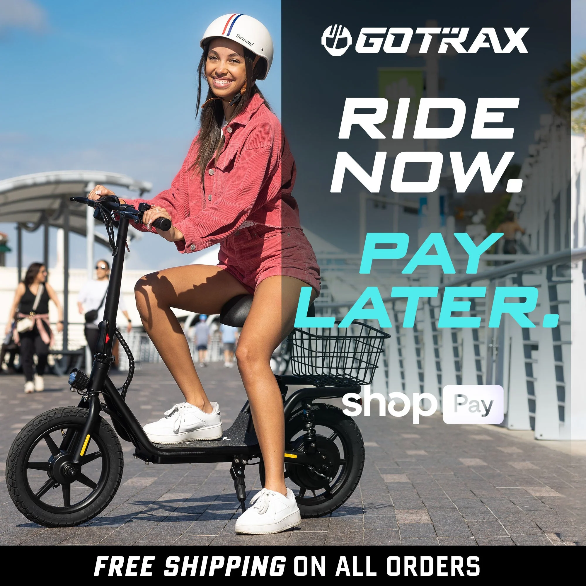 Flex Campus Electric Scooter with Seat - Image 3