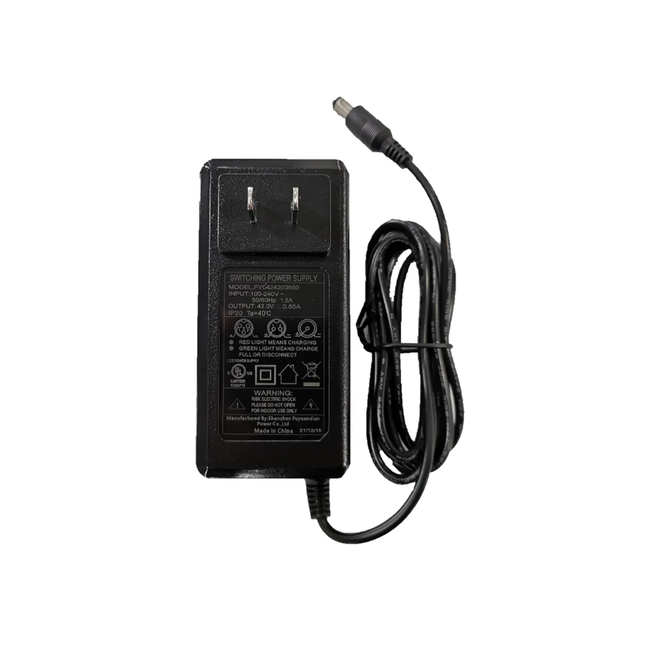 V14 / Glide Pro / Nova Pro / Pilot / Trinity Plus / Trinity Max / G2 / VIBE / Glider Charger 42V 0.85A